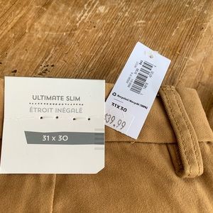 Chinos. NWT. 31x 30. Old navy ultimate slim.
